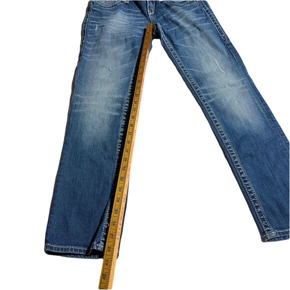 Rock Revival Denim Noelle Capri Ankle Jeans Womens Size 29 29x28 Low Rise - Picture 14 of 14